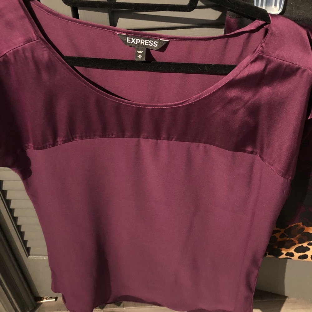 Express Maroon Blouse